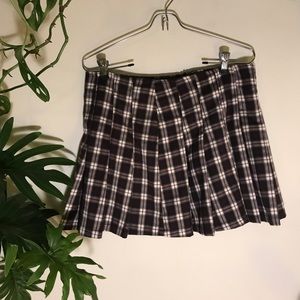 Plaid Mini Skirt
